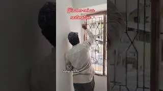 #window colour restoration#brown to pearl white #viral #home renovation