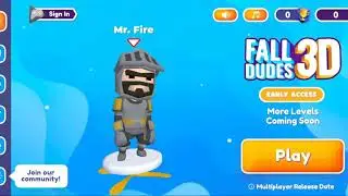 Fall dudes 3D Gameplay