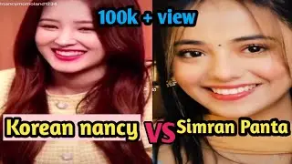 Simran Panta VS Nancy momoland Korean||Nepali vs Korean tik tok video