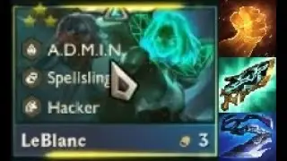 6 Spellslinger 4 ADMIN Machine Gun Leblanc⭐⭐⭐! Hidden OP!! - Teamfight Tactics set 8