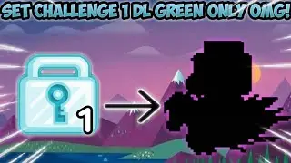 GREEN SET CHALLENGE 1 DL! OMG PRO SET! Growtopia Indonesia