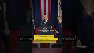 Hillary Clinton se r&iacute;e de la propuesta de Trump de cambiar el nombre del Golfo de M&eacute;xico
