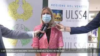 L&rsquo;EX TRIBUNALE DI SAN DONA&rsquo; DIVENTA SEDE DELL&rsquo;ULSS4 | 10/09/2021