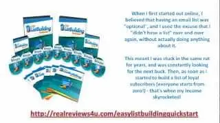 Easy List Building Quickstart Review!