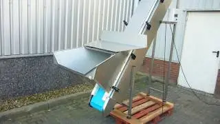 RVS Inox opvoerband met trechter