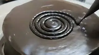 Truffle cake design half kg full recipe video by DA rolling pin cake bekary Vaishali Ghaziabad 