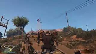 Grand Theft Auto V Online/ سرقة اكبر مضادة للطائرات مع مطاردة كبيرة 🔥