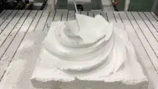 5 axis cnc machine for making foam mould
