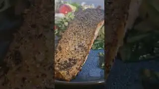 OMG.. Salmon dinner best I have ever had #fish #recipes #recipeshort