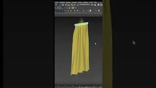 КАК СМОДЕЛИРОВАТЬ ШТОРУ В 3DS MAX #3dsmax #coronarender #3dvisualization #vray #3dmodeling