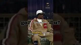 Snoop Dogg couldn't quit weed