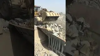Giant Rocks Crush | Jaw Crusher Colour Rocks | ASMR Satisfaction