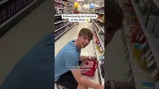 Embarrassing my husband in public