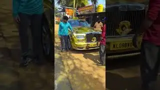 India's only gold plated Rolls Royce Phantom...