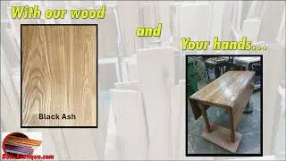 Juniper Table and Ash Mirror