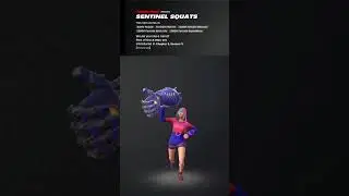 Sentinel Squats Emote - Fortnite Item Shop - Iris Goes Shopping | #theogitchy on #Twitch
