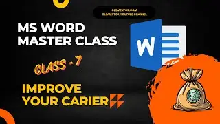 Microsoft Word Master Class 7  Admission Form Creation