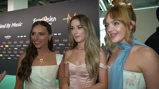 🇬🇧 Remember Monday (UK) @ Eurovision 2025 Turquoise Carpet Opening Ceremony | Interview