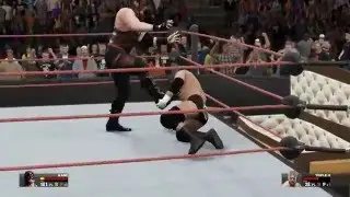 WWE 2K15 PS4 Casket Match Gameplay  || kane vs triple h || full match ||