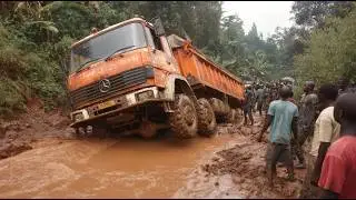 Extreme Truck Recoveries in Deep Mud | How Heavy Equipment Survives Deep Mud and Ice Roads