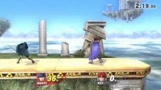 Marth vs CPU Roy