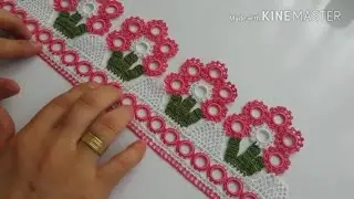Halkalı havlu kenarı (anlatımlı)
