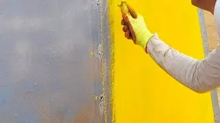 Yellow primer in progress 💛 @suvopainter  #rular #painting #viralvideo #fyp #explore @Sakilpainter 