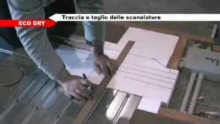 Posa impianto di riscaldamento a pavimento FloorTech ECO DRY in una chiesa