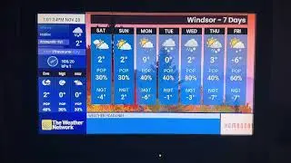 The Weather Network Local Forecast/Technical Issue Friday November 28 2025