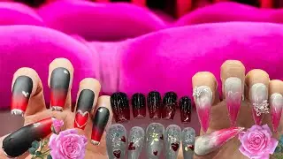 N11. Design nails for fun on the day not busy.#nails #naildesign #nailart 