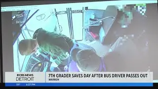 Warren middle schooler hailed a hero after saving lives of classmates, bus driver