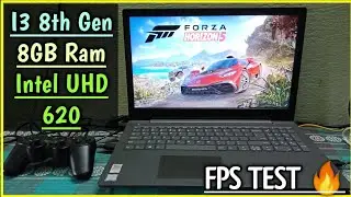 Forza Horizon 5 Game Tested on Low end pc|i3 8GB Ram & Intel UHD 620|Fps Test 😇|