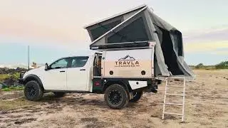 1 minute setup. Travla slide-on Camper 1.8