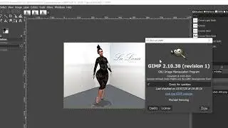 Texture Clothing Design and Photo Editing using Gimp: Drop Shadow. Second Life