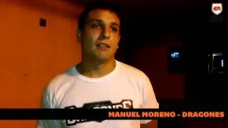 Entrevista Manuel Moreno - 1&ordm; Ronda Dragones - Centauros Liga 2015