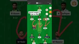 Pak vs Afg | pak vs afg dream11 | pak vs afg dream11 team | pak vs afg dream11 today match #pakvsafg
