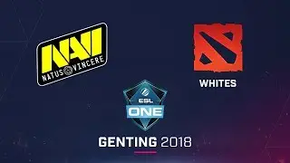 Dota 2 - NaVi vs Whites - Game 1 - Ro8 - ESL One Genting 2018 CIS Qualifier
