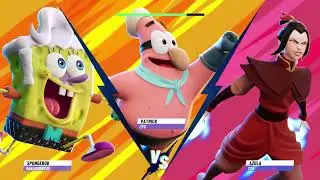 SpongeBob/Patrick Vs Azula|Nickelodeon All-Star Brawl 2