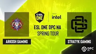 Dota2 - Arkosh Gaming vs Stratyk Gaming - Game 1 - ESL One DPC NA Spring