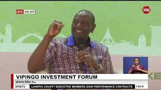 Live : President Ruto at Vipingo Special Economic Zone in Kilifi