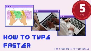 TYPING TUTORIAL | KEYBOARD BASICS - HOW TO TYPE FASTER