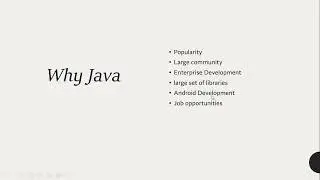 Introduction to Java, What is java, Why use Java
