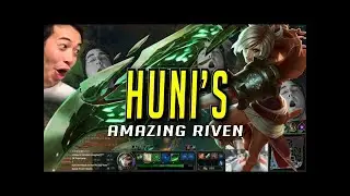 Huni's AMAZING RIVEN 1 Hour Long Game! - SKT Huni's Stream Highlights (Translated)