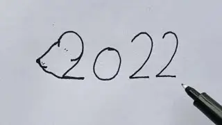 How To Draw Mouse With Number 2022 | Mouse Drawing Easy To Draw Step By Step