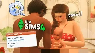 this REALISTIC home birth was SCARY!!🍼 | Sims 4 Hot Tea Legacy | Ep 14