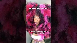 someone asked me if i have lice in my hair? #hairvideo #hairvideos