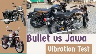 Bullet vs Jawa Vibration Test | bohut tagda vibration | shocking Result 🔥🔥🔥