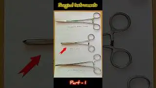 Surgical instruments 💉🏥 Part - 1