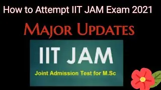 How To attempt IIT JAM exam ? #JAM2021 #CHEMISTRY #ALLYIUMCHEMISTRY #PREPARATION_STRATEGY