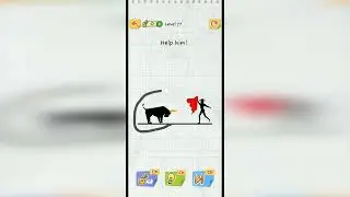Draw 2 Save Stickman Puzzle Level 77